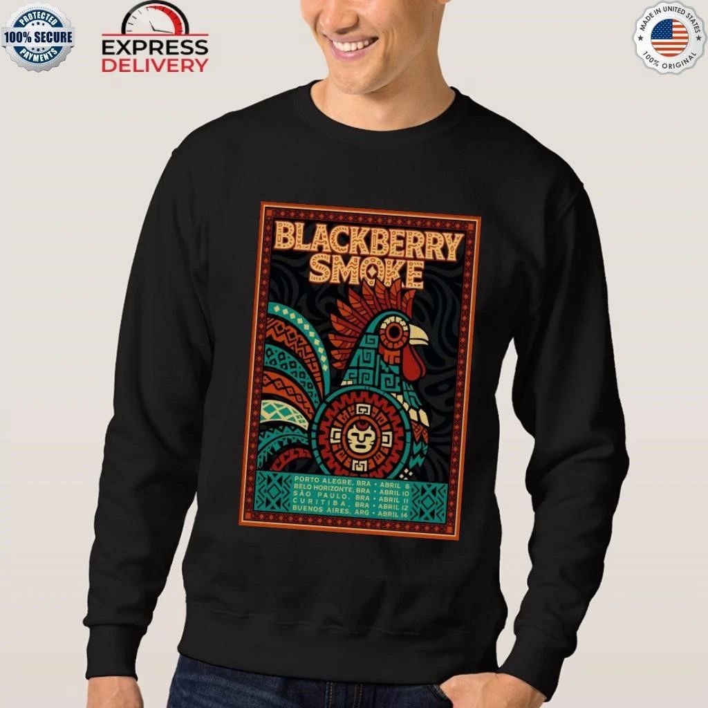 Blackberry Smoke Brazil And Argentina Tour April 2026 Shirt