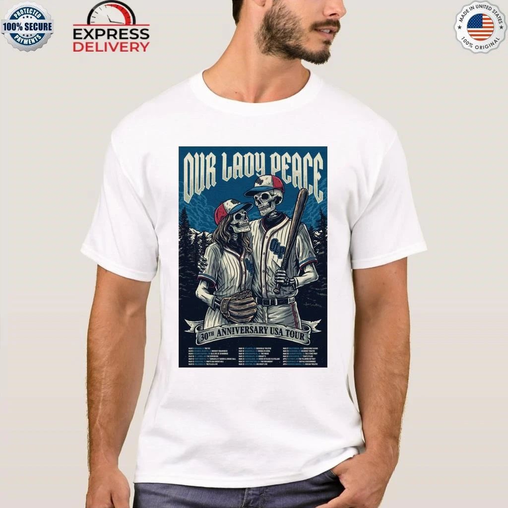 Our Lady Peace 30th Anniversary USA Tour 2026 Shirt