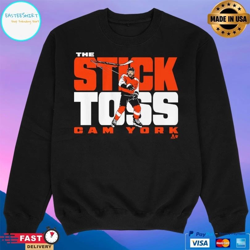 Philadelphia Flyers Cam York The Stick Toss Shirt