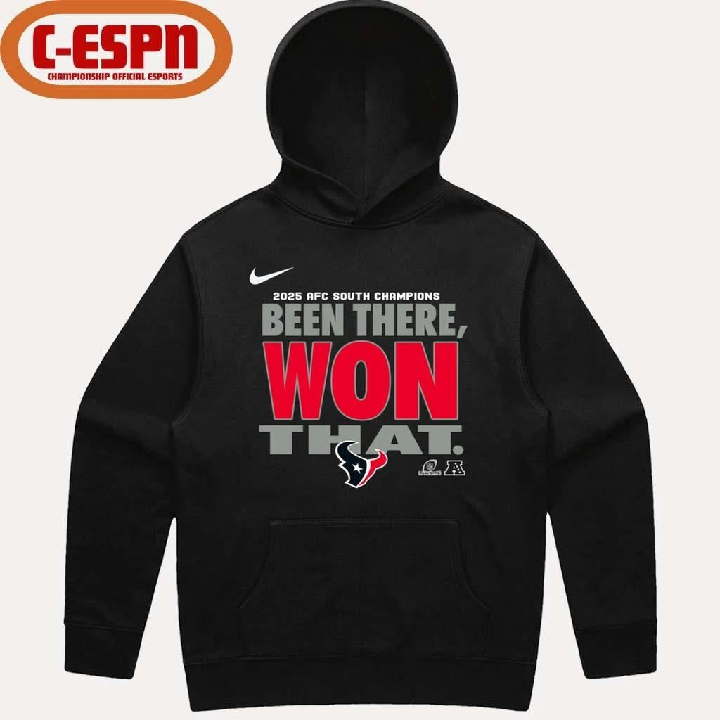 Houston Texans 2025 AFC South Champions Been There, Won That T-Shirt