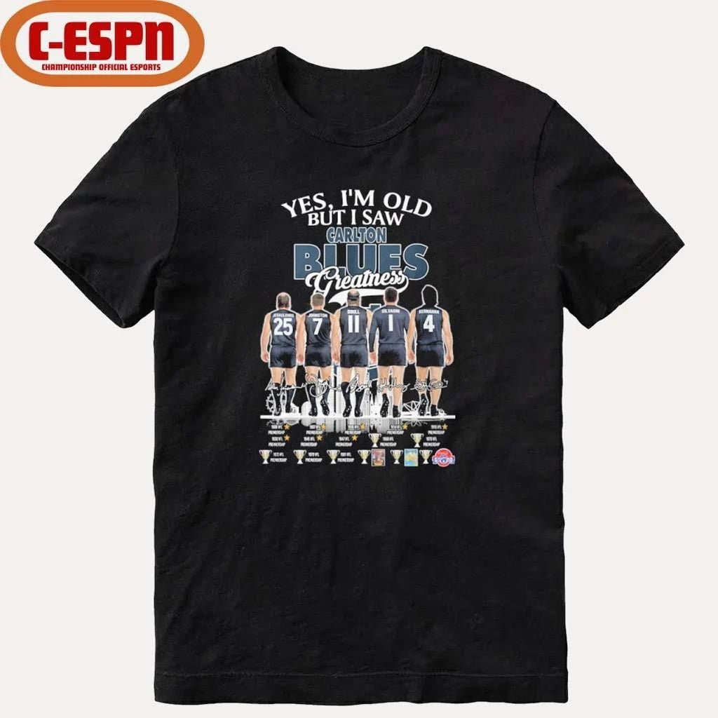 Yes, I’m Old But I Saw Carlton Blues Greatness Shirt