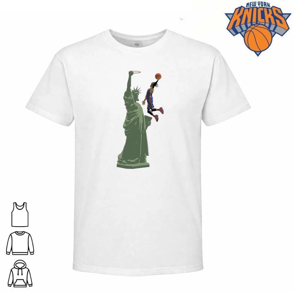 New York Knicks Statue of Liberty Dunk Jalen Brunson NBA Finals 2026 Shirt