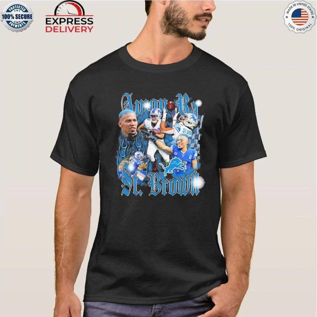 Detroit Lions Amon-Ra St. Brown Black Notorious Shirt