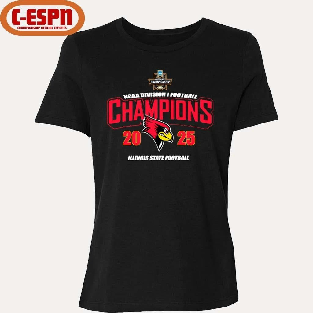 Illinois State Redbirds 2025 FCS Football National Champions T-Shirt