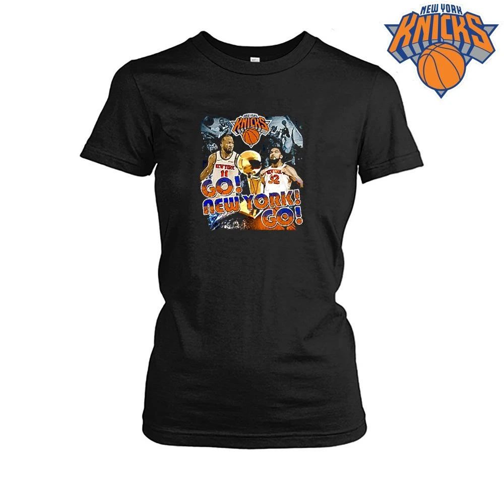 New York Knicks Champions NBA 2026 Championship Trophy Jalen Brunson Karl Anthony Towns Shirt