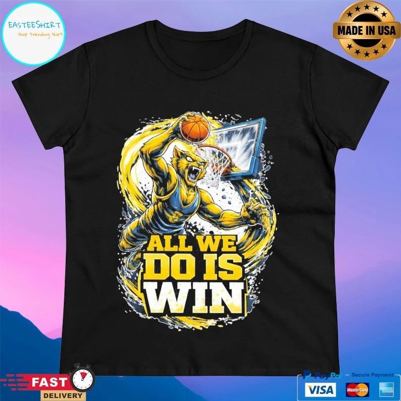Michigan Wolverines Basketball All We Do Is Win Mascot Michigan T-shirt
