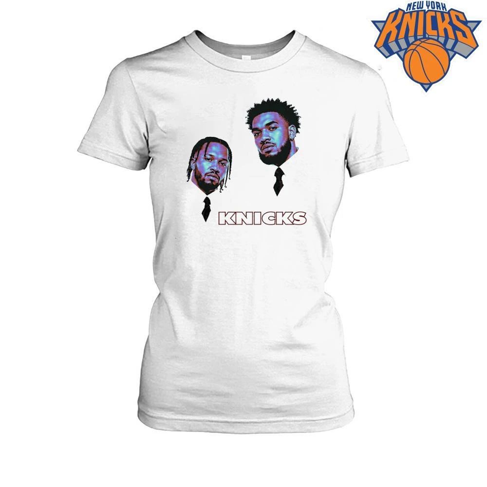 New York Knicks Jalen Brunson Karl Anthony Towns Graphic Retro Basketball Team Players NBA Finals 2026 Shirt