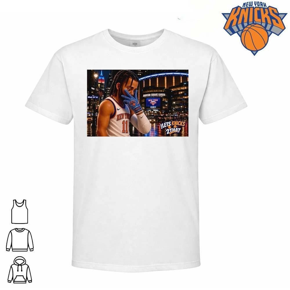 New York Knicks Champions NBA 2026 Jalen Brunson Madison Square Garden Three Point Celebration Shirt