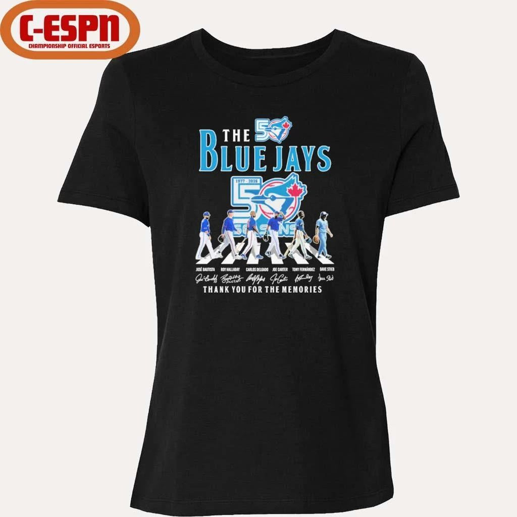 The Blue Jays Abbey Road 50 Seasons 1977-2026 shirt