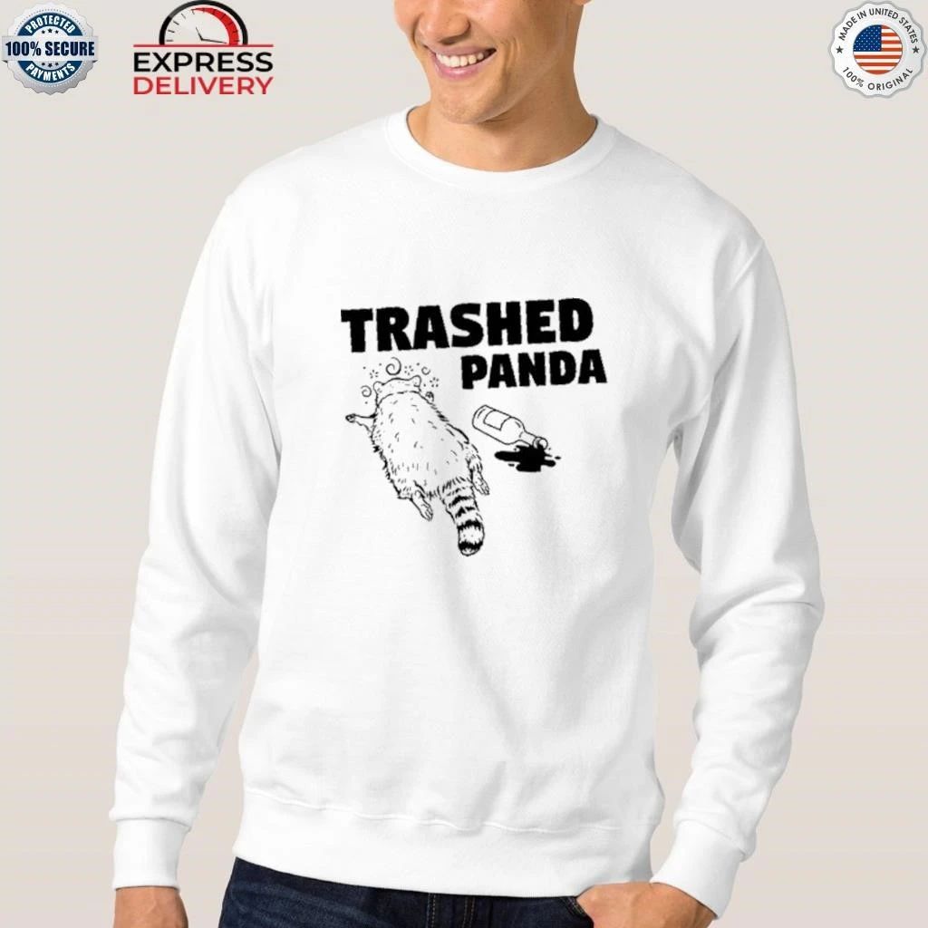 Ashland Drunk Raccoon Trashed Panda Shirt