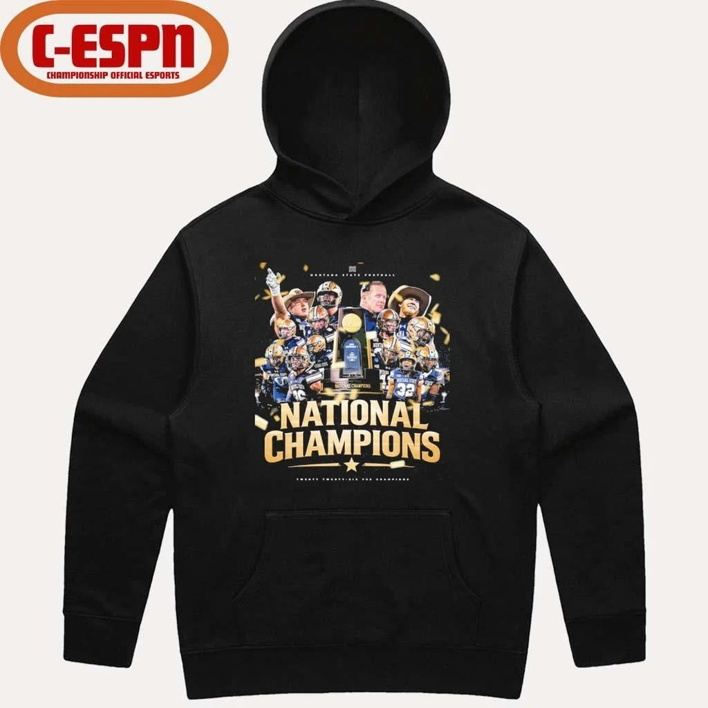 Montana State football FCS National champions poster shirt
