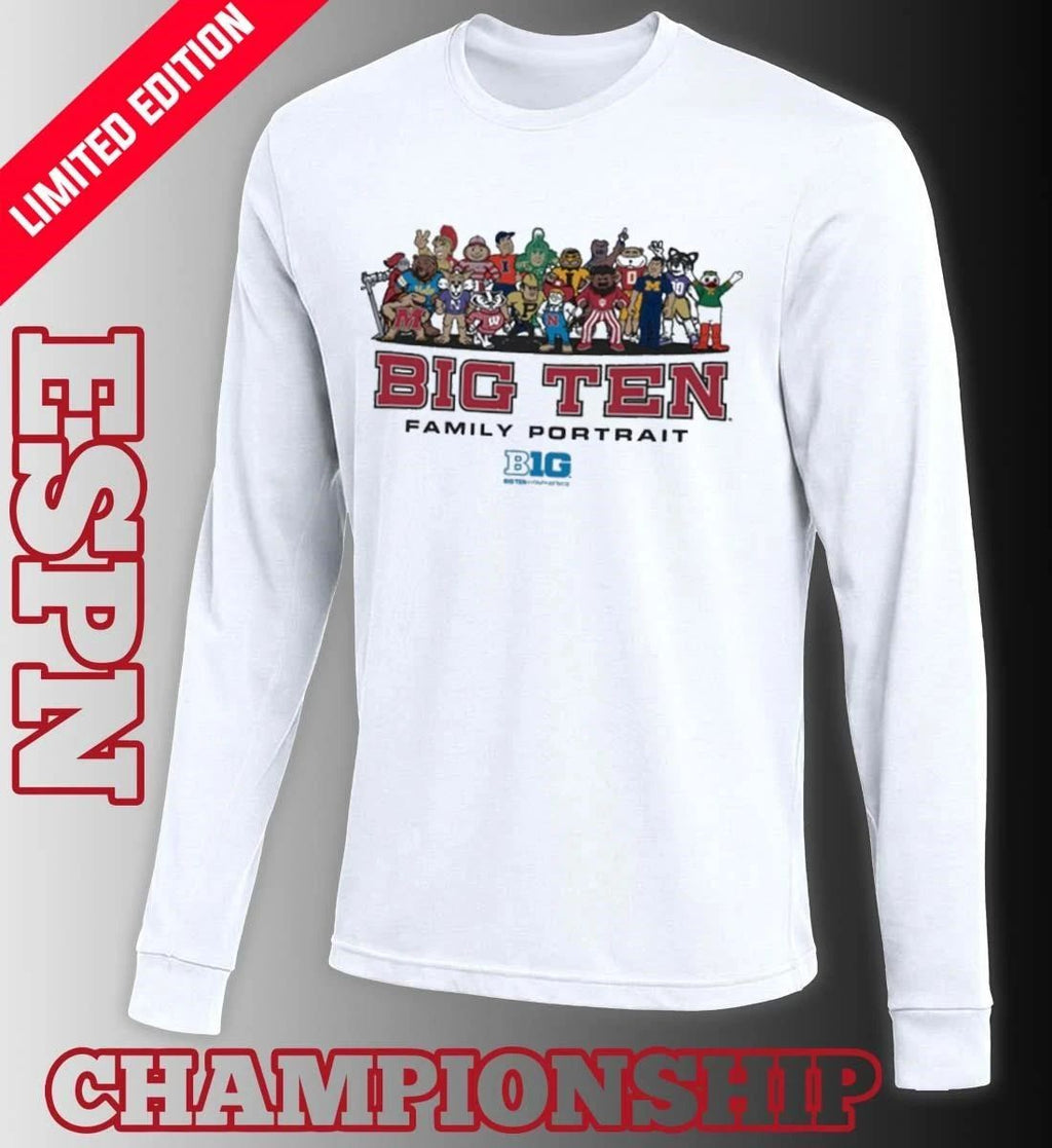 Big Ten Family Portrait Mascots Shirt