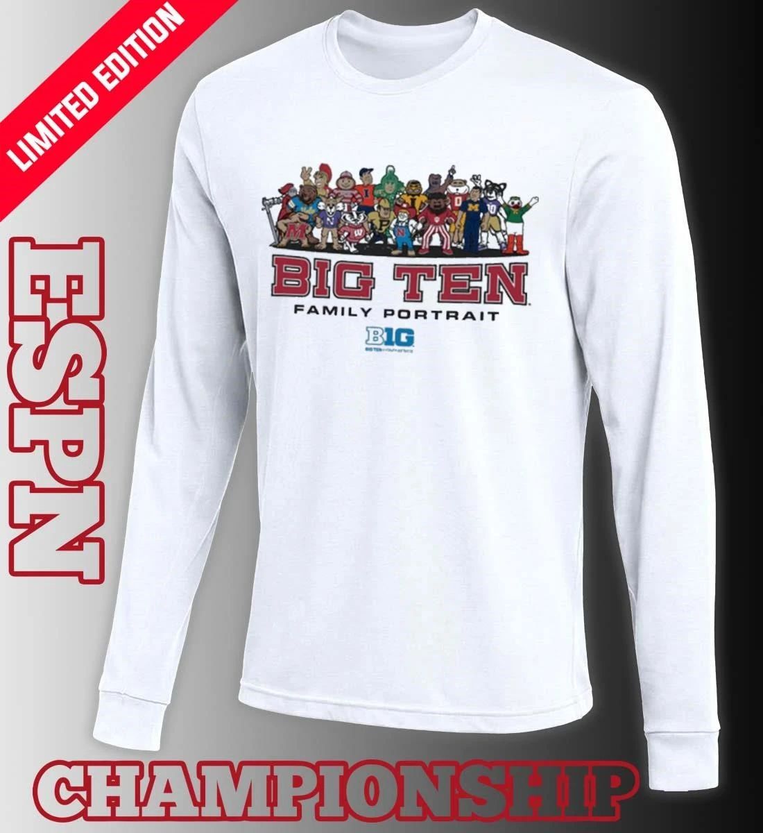 Big Ten Family Portrait Mascots Shirt