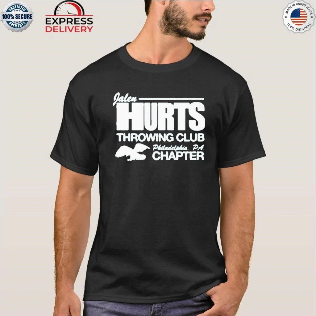 Jason Kelce Jalen Hurts Throwing Club Philadelphia PA Chapter Shirt