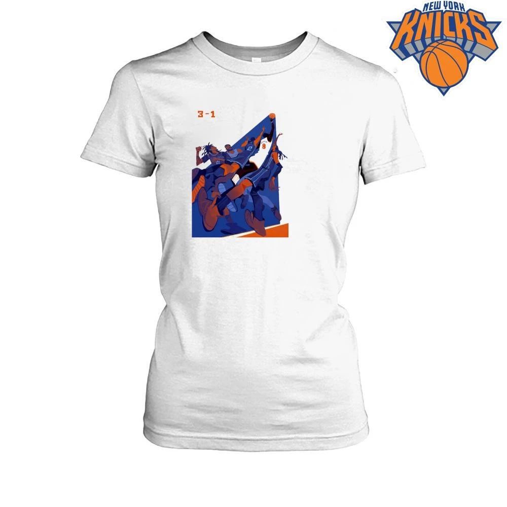 3 1 Comeback Basketball Artistic Illustration New York Player Action NBA Finals 2026 Shirt