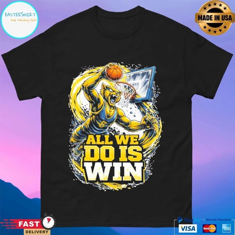Michigan Wolverines Basketball All We Do Is Win Mascot Michigan T-shirt