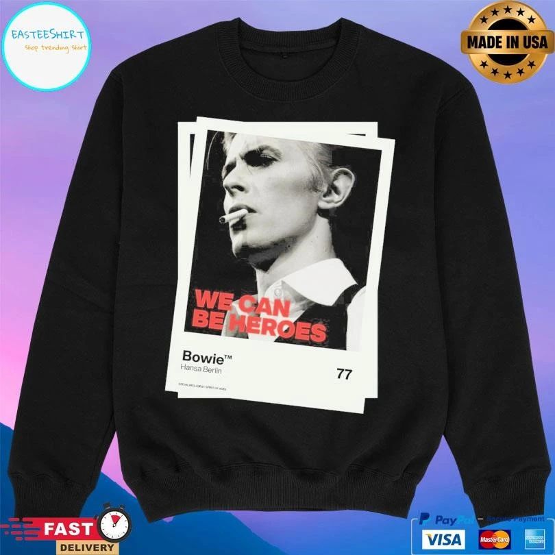 We Can Be Heroes Bowie Hansa Berlin T-shirts