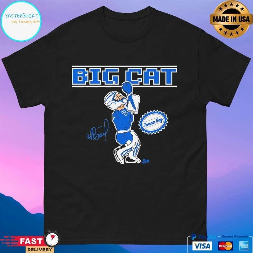 Andrei Vasilevskiy Big Cat Retro Punch Tampa Bay Lightning T-shirts