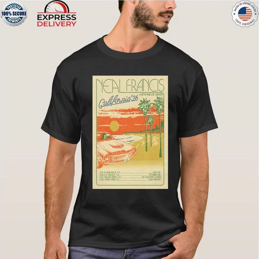 Neal Francis Tour California 2026 Shirt