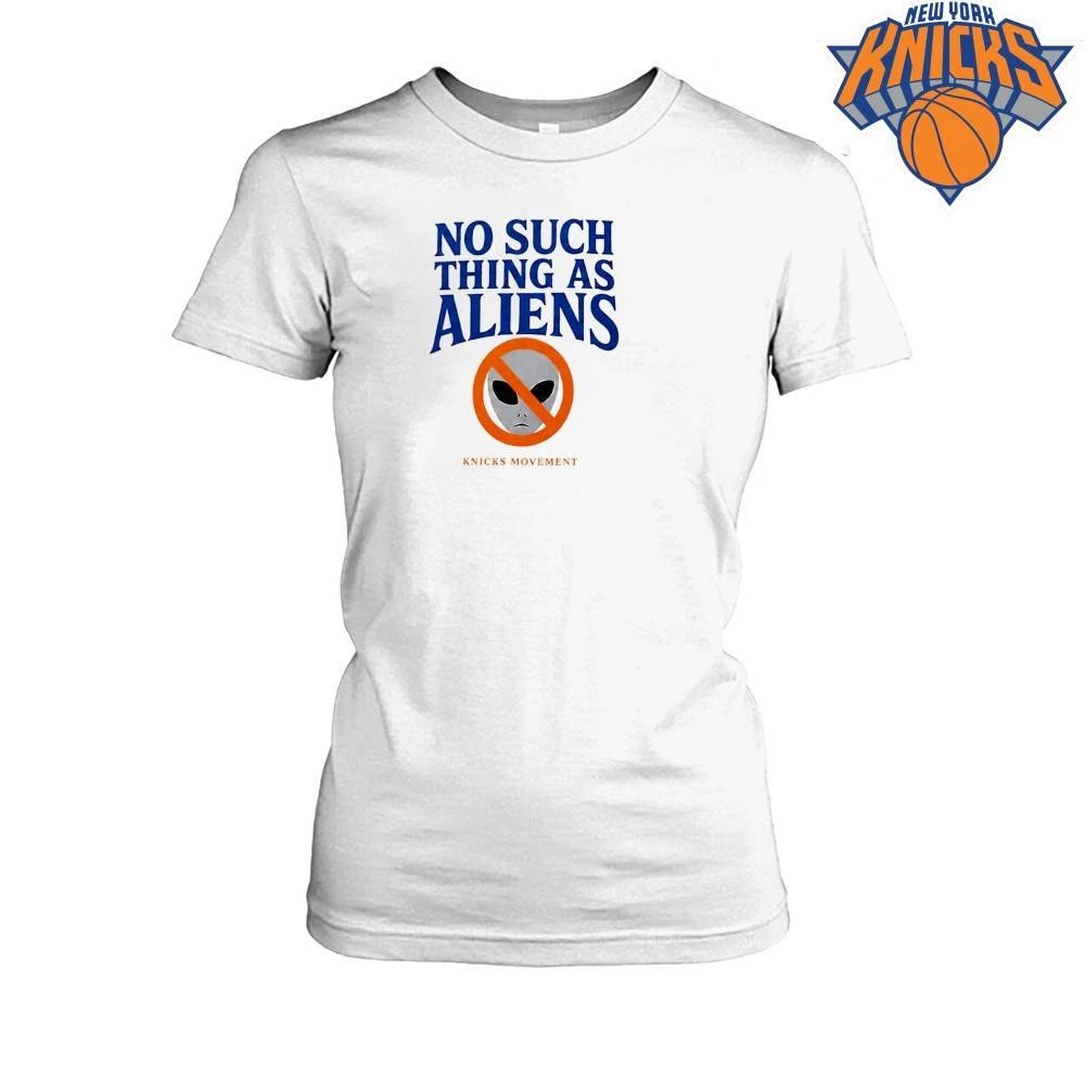No Such Thing As Aliens Knicks Movement Anti Alien Anti Victor Wembanyama Basketball NBA Finals 2026 Shirt
