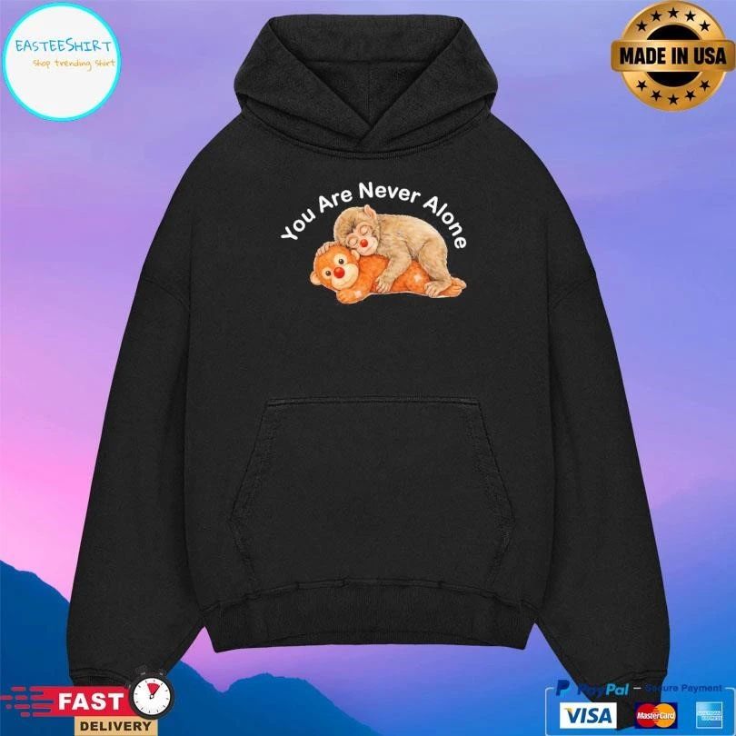 Punch Monkey You Are Never Alone Cute Monkey 2026 T-shirts