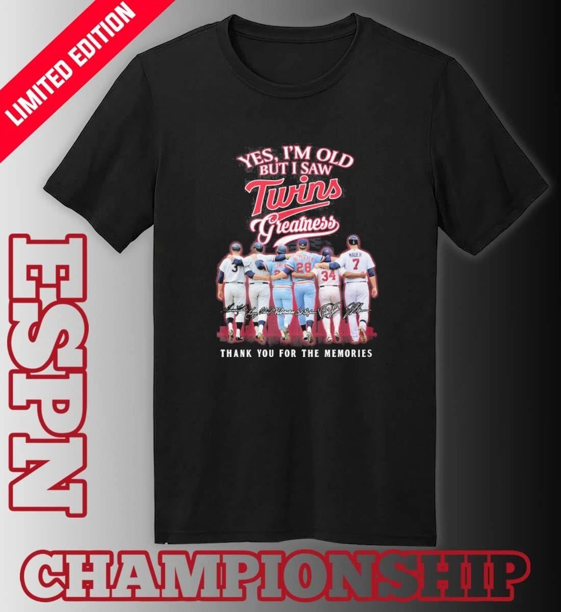 Yes, I’m Old But I Saw Minnesota Twins Legends Greatness T-Shirt