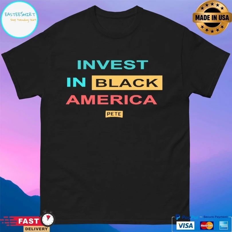 Invest In Black America Pete T-shirt