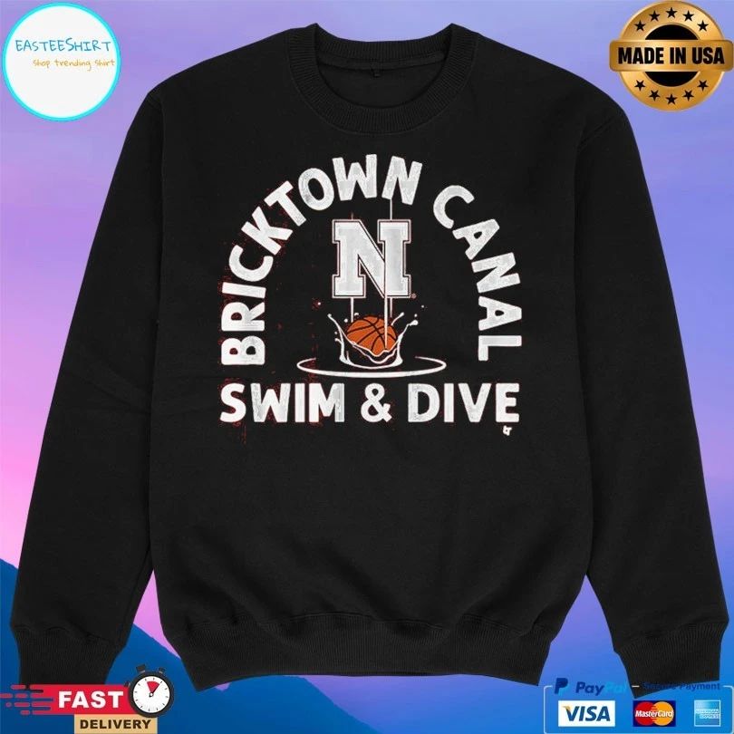Nebraska Basketball Bricktown Canal Swim And Dive T-shirt