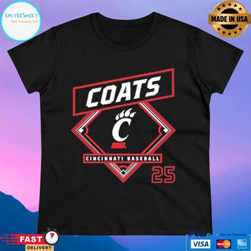 Quinton Coats Cincinnati Bearcats Baseball 25 T-shirts