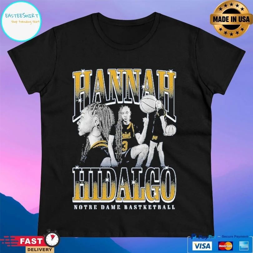 Notre Dame Fighting Hannah Hidalgo Notre Dame Basketball T-shirts