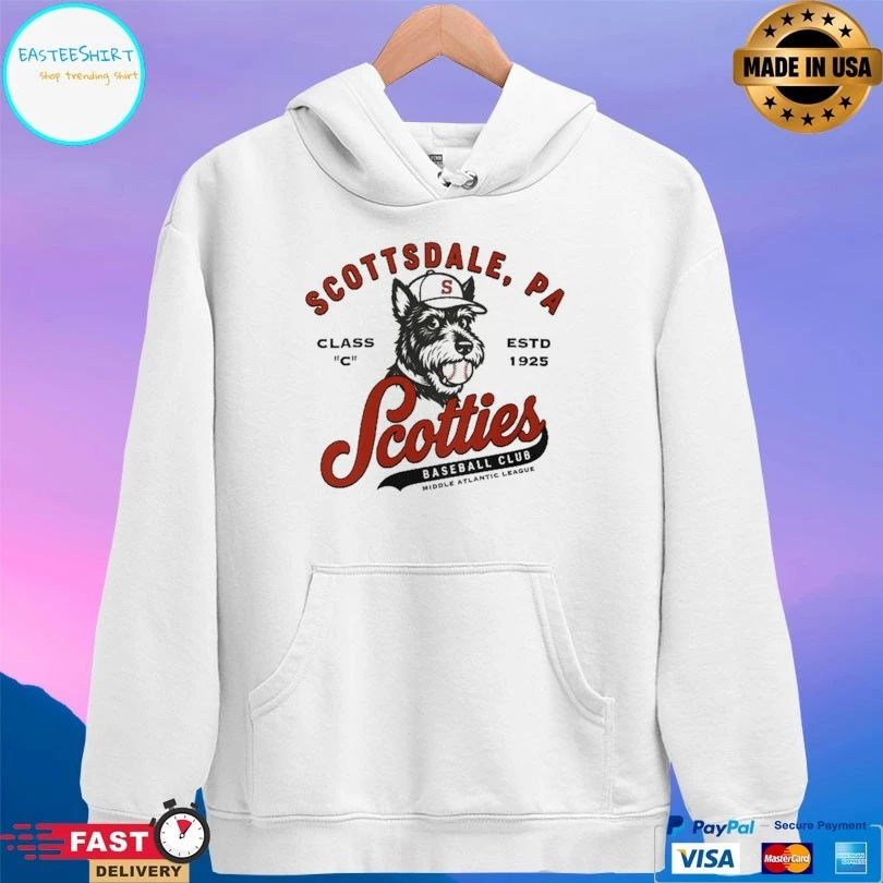 Scottsdale Pa Scotties Baseball Club Middle Atlantic League Class C Estd 1925 T-shirts
