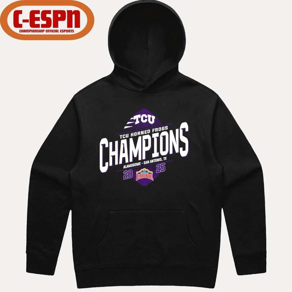 TCU Football 2025 Alamo Bowl Champions T-Shirt