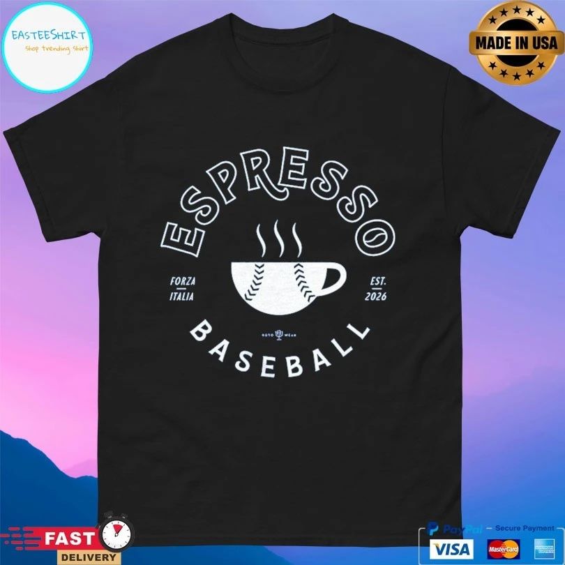 Espresso Baseball Forza Italia Est 2026 T-shirts