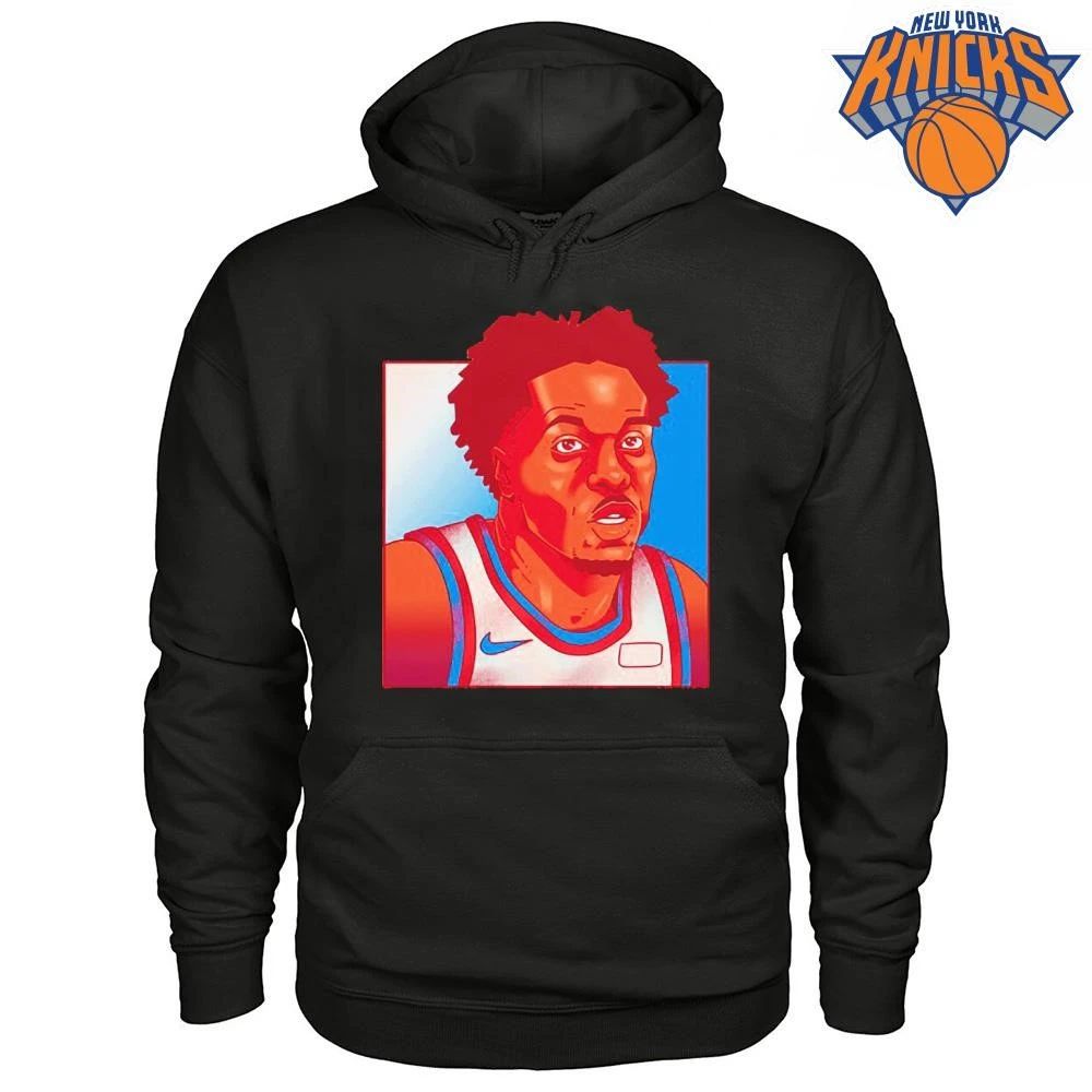 New York Knicks OG Anunoby Vector Portrait Art Basketball Fan Graphic NBA Finals 2026 Shirt