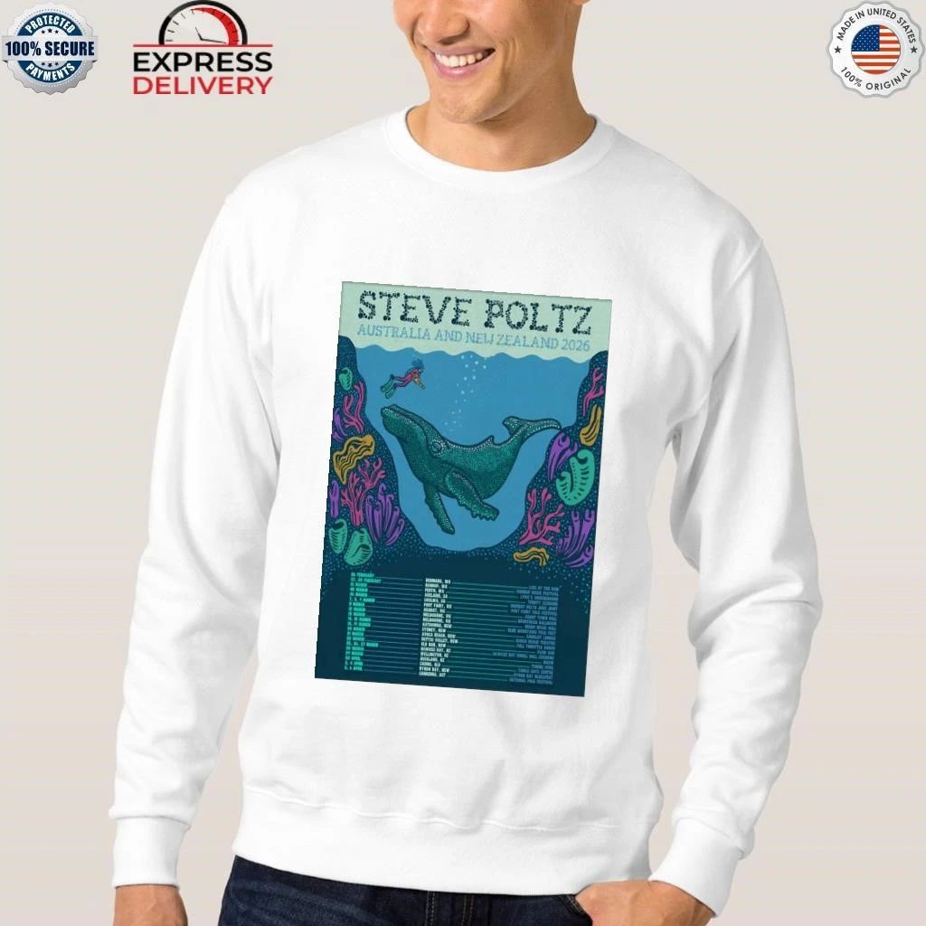 Steve Poltz Australia And New Zealand 2026 Shows Shirt