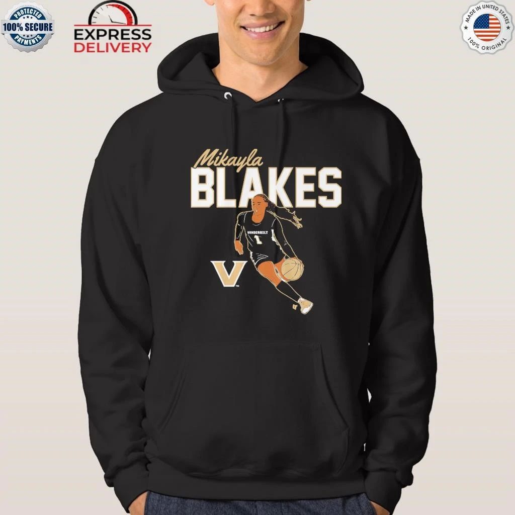 Vanderbilt Basketball Mikayla Blakes Name Pose Shirt