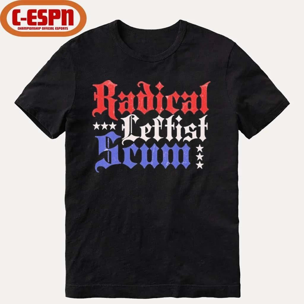 Radical Leftist Scum Vintage Style Patriotic Shirt