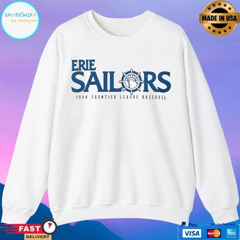 Erie Sailors 1994 Frontier League Baseball T-shirts