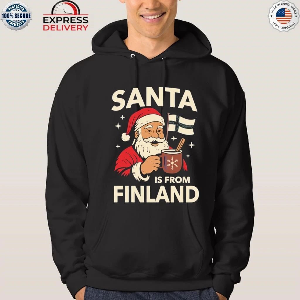 Santa Is From Finland Christmas Shirt
