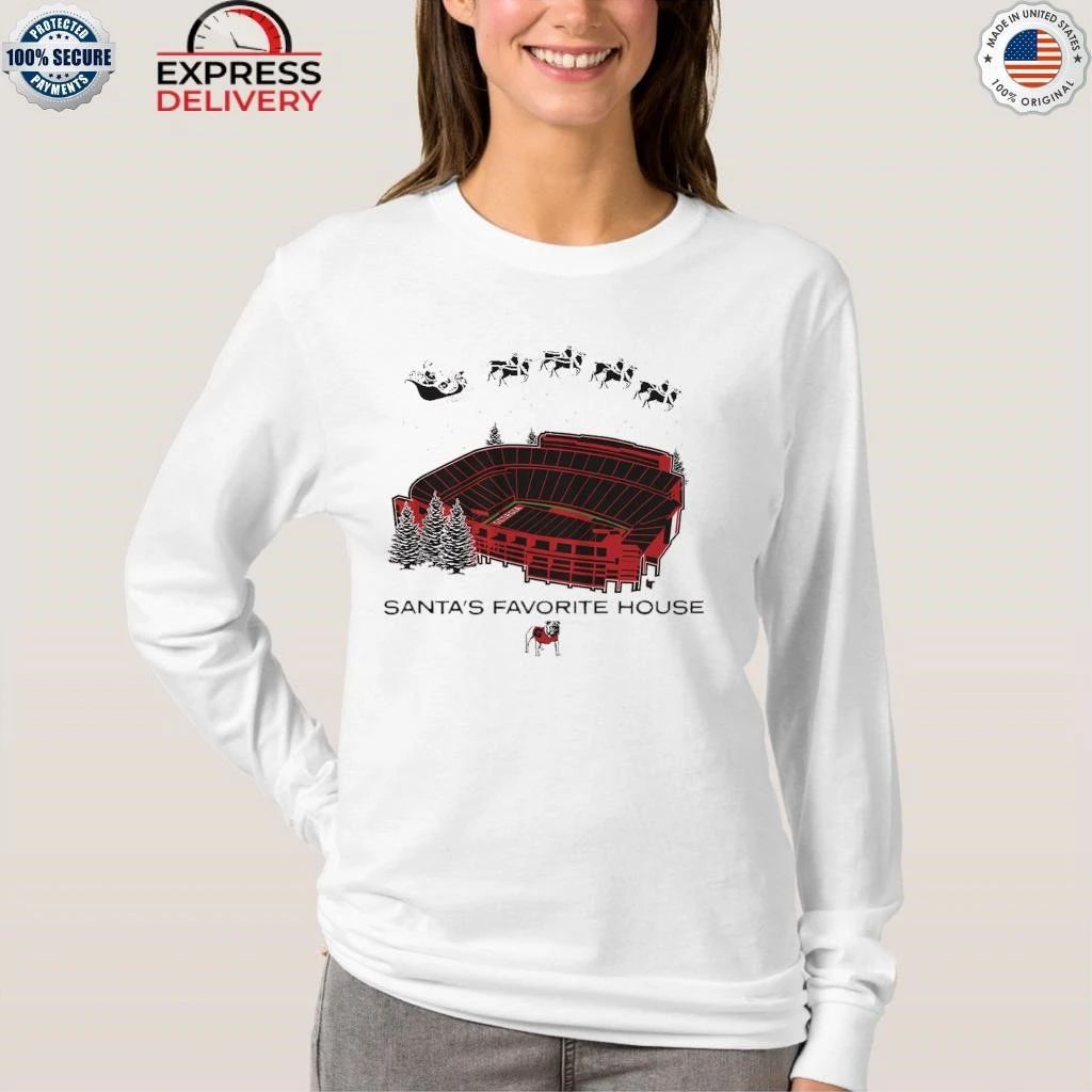 Georgia Football Santa’s Favorite House Shirt