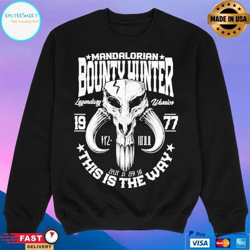 Mandalorian Bounty Hunter Legendary Warrior This Is The Way 1977 T-shirts