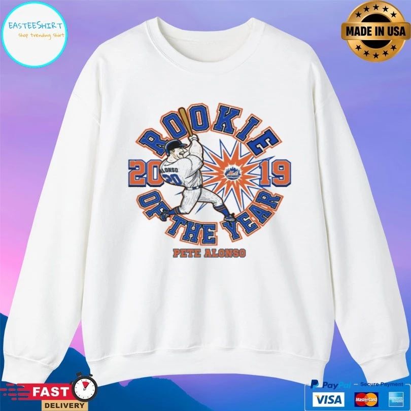 New York Mets Pete Alonso Rookie Of The Year 2019 T-shirt