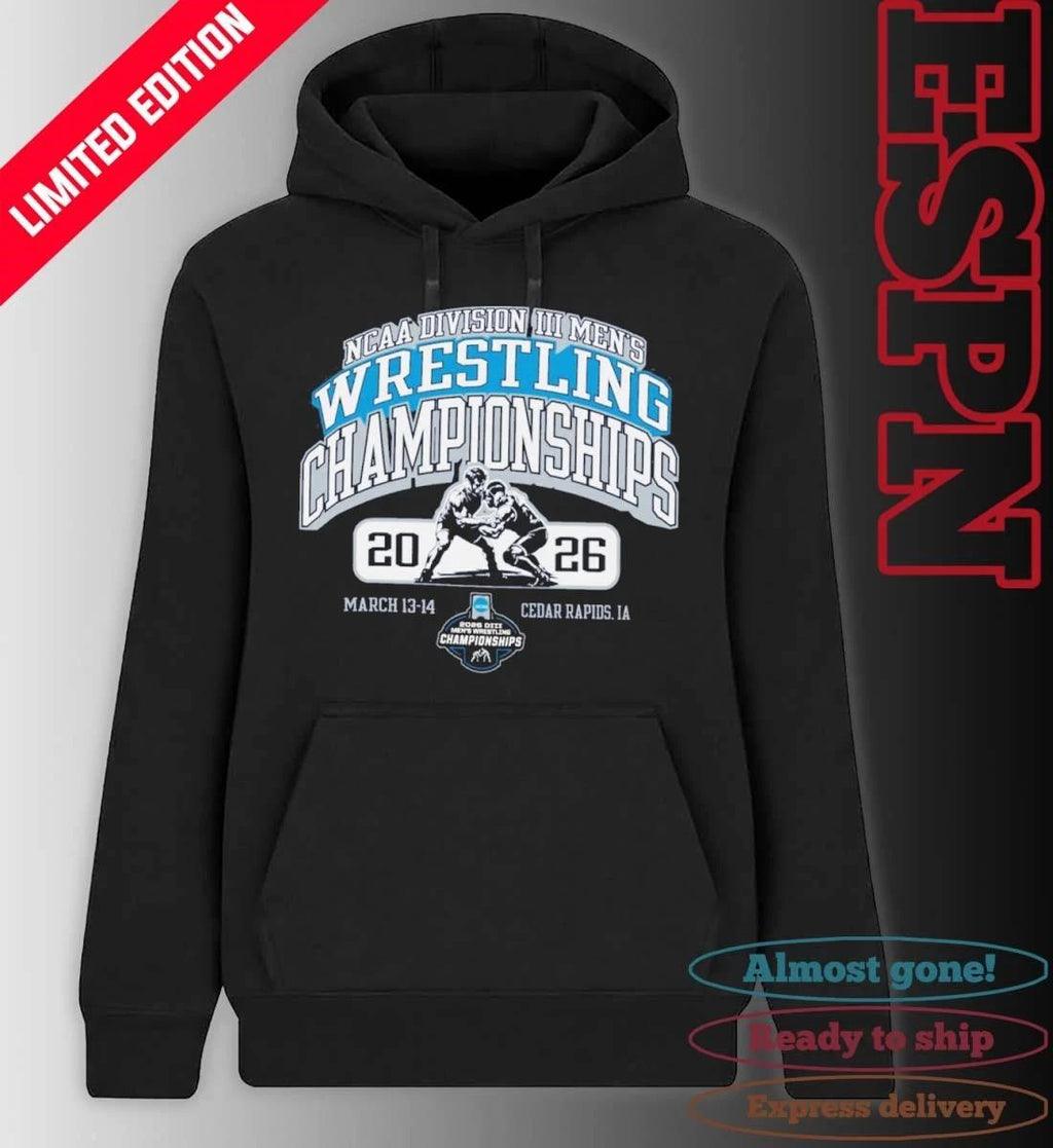 2026 NCAA DIII Wrestling Championships Cedar Rapids, IA March 13-14 T-Shirt
