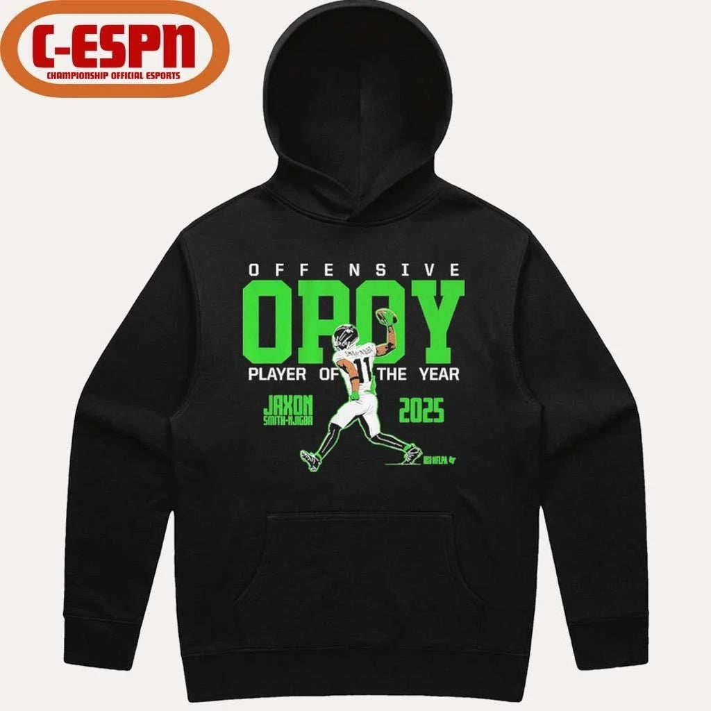Jaxon Smith-Njigba 2025 Offensive Player of the Year T-Shirt