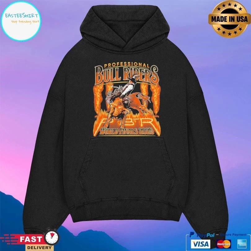 Professional Bull Riders World Finals 2025 Fire And Flames T-shirts