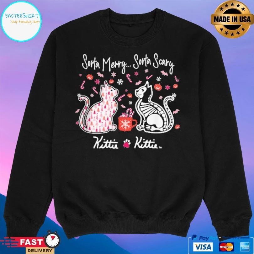 Sorta Merry Sorta Scary Kitties T-shirt