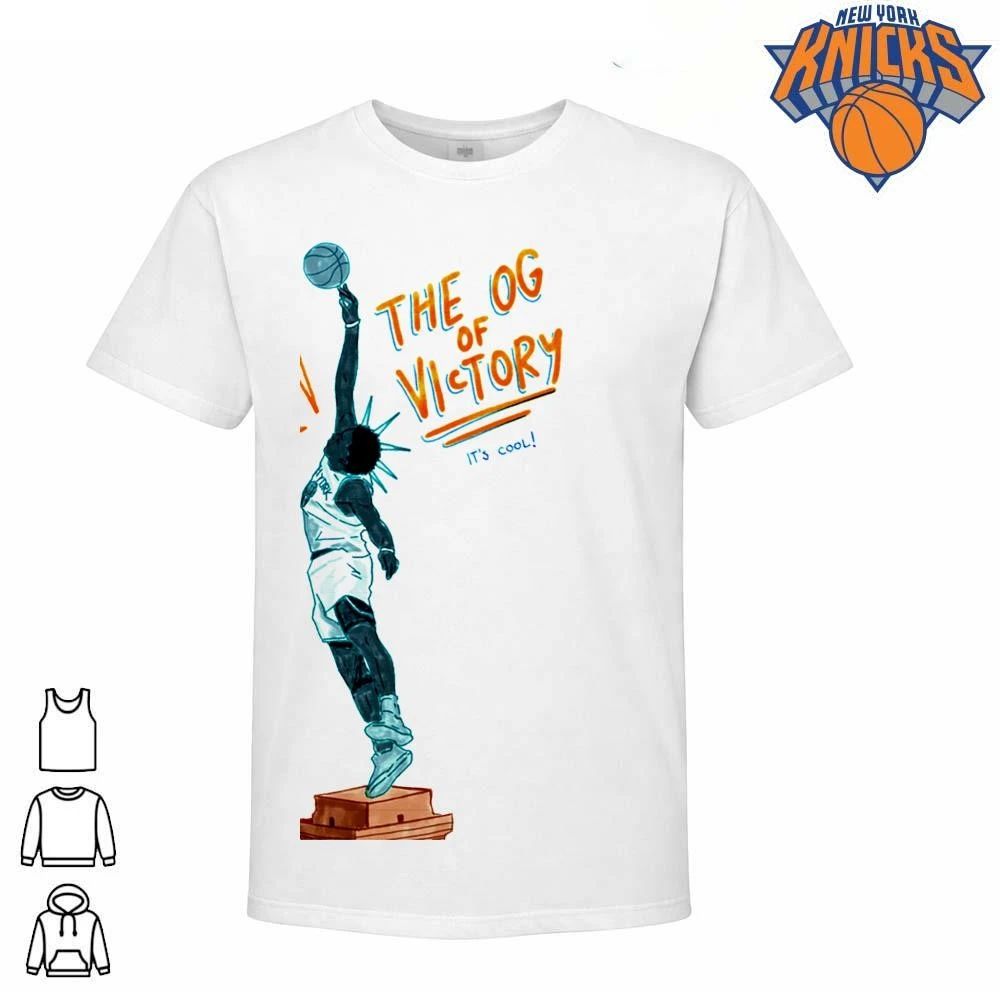 OG Anunoby New York Knicks The OG Of Victory Statue Of Liberty Basketball Art Graphic T Shirt NBA Finals 2026