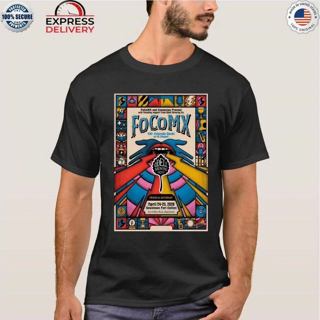 FoCoMX Apr 24-25 2026 Fort Collins CO Shirt
