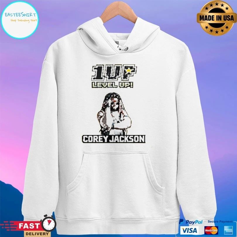 1up Wrestling Level Up Corey Jackson T-shirts