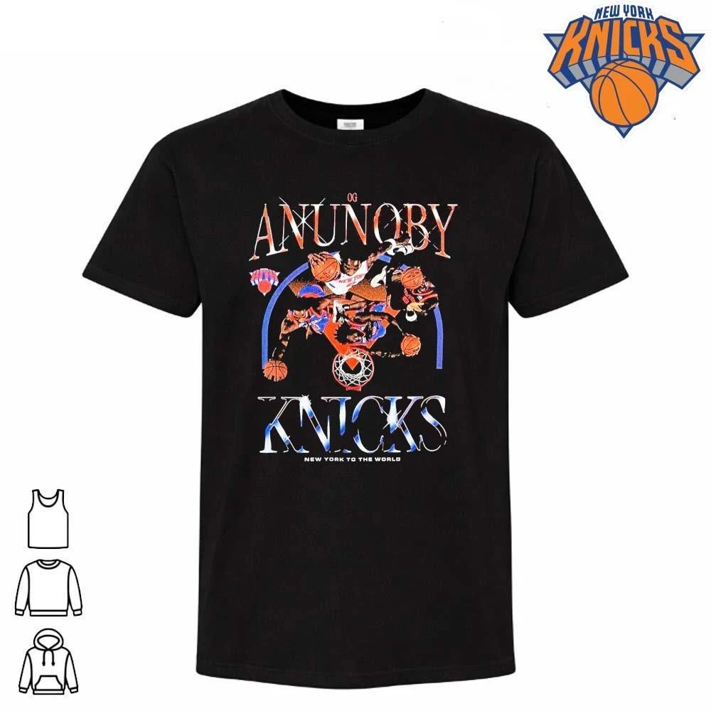 OG Anunoby New York Knicks New York To The World 2026 NBA Finals Shirt